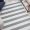 Flash Furniture 5x7 Indoor-Outdoor Grey/White Cabana Area Rug CI-20-9409-57-GR-WH-GG - alternate 6